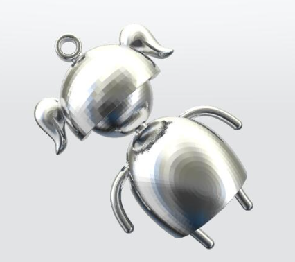 2little doll one silver