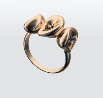 3flower ring