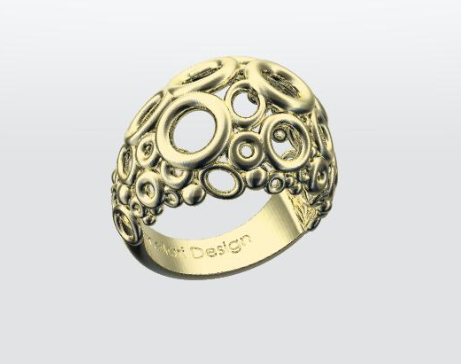 bolle ring 18k Gold Plated Brass2