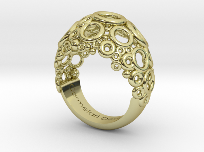 bolle ring 18k gold plated brass bolle ring 18k gold plated brass