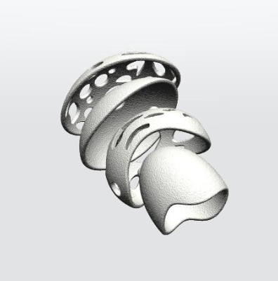 one inside the other white natural