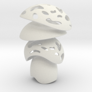 one inside the other white natural